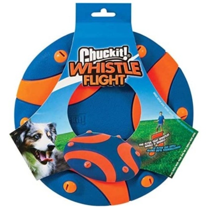 Chuckit Whistle Flight Disc Dog Toy - 1 count