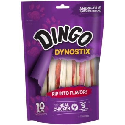 Dingo Dynostix Meat & Rawhide Chew - 5\