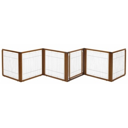 6 Panel Convertible Elite Pet Gate - Autumn Matte