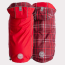 Red - GF Pet Reversible ElastoFit Raincoat  - Small