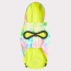 Neon Yellow - GF Pet Reversible Raincoat  - Small