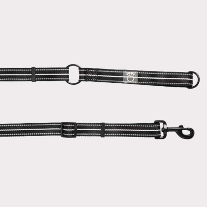 Black - GF Pet Reflective Leash - EEZY-6 - XS/Small