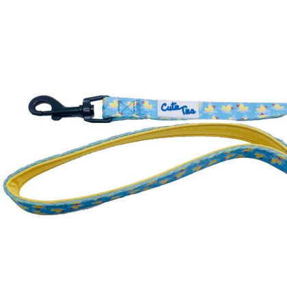 Rubber Duckies - Cutie Ties Fun Design Dog Leash - Large