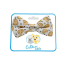 Chocolate Chip Cookie/White - Cutie Ties Dog Bow Tie - One Size