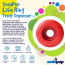 Red - SP Life Ring Durable Rubber Chew Toy & Treat Dispenser  - Large