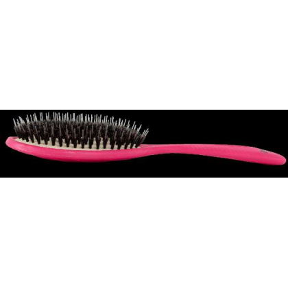 Green2 - Bass Brushes- The BIO-FLEX Shine Shine & Condition Hair Brush Oval Shape