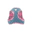 Denim & PinkPlaid - Step-In Denim Harness - Small