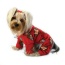 Burgundy - Silly Monkey Fleece Turtleneck Pajamas - L