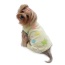 Yellow - Ultra Plush Colorful Stars Front Sleeveless Pajamas - L