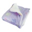 Purple - Ultra Plush Colorful Bones/Paws Blanket - 50