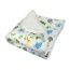 White - Zoo Animals Flannel/Plush Blanket - 50
