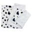 White - Ultra Plush Moo Cow Blanket - 50