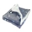 Gray - Ultra Thick Plush Penguins Blanket  - 50