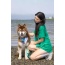 Sea Turtle Swim Dog Bandana - M/L - 27in x 13in