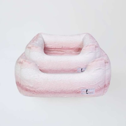 Pink Angora - Cashmere Dog Bed - Large