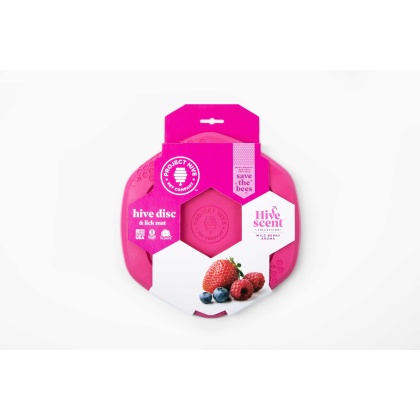 Project Hive Wild Berry Scent Hive Disc & Lick Mat Pink