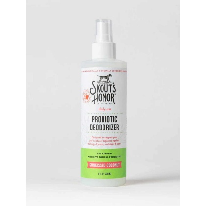 Skout\'s Honor Probiotic Daily Use Deodorizer Sunkissed Coconut 8oz