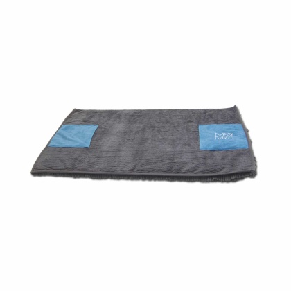 Messy Mutts Microfiber Towel Cool Grey Medium 20\