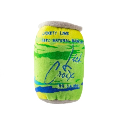 LickCroix Lickety Lime Barkling Water Squeaker Dog Toy SMALL - Small / Mini