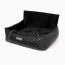 NANDOG Large Black Vegan Leather Car Seat