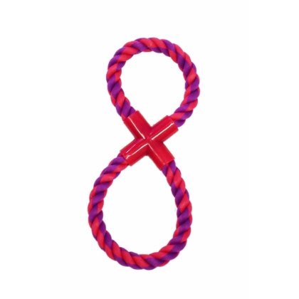 Purple / Magenta - Amazing Pet Products Figure 8 Tug - 10.5\