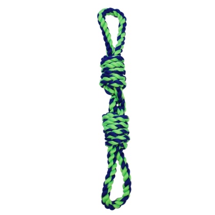 Blue / Green - Amazing Pet Products Rope With Handle  - 20\