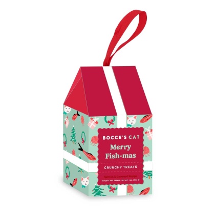 Bocce\'s Bakery Merry Fish-Mas Ornament Cat Treats