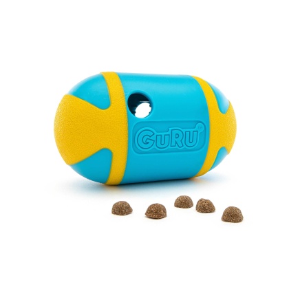GURU Pet Company Rock \'N Treat Interactive Dog Toy Medium