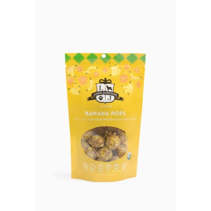Lord Jameson Banana Pops Organic Soft & Chewy Dog Treats 6oz