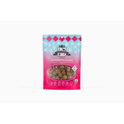 Lord Jameson Confetti Cake Organic Soft & Chewy Dog Treats Small Breed 3oz