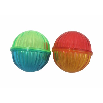 Multipet Lattice Ball Cat Toy Assorted Colors 1.5\