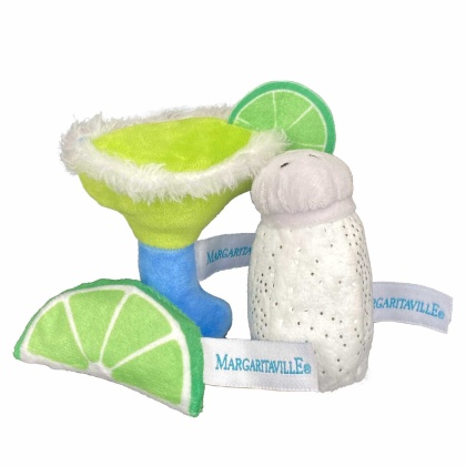 Multipet Margaritaville(R) Margarita/Salt/Lime Cat Toy Assorted 5.75\