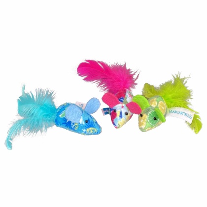 Multipet Margaritaville(R) Mice Cat Toy 6.5\