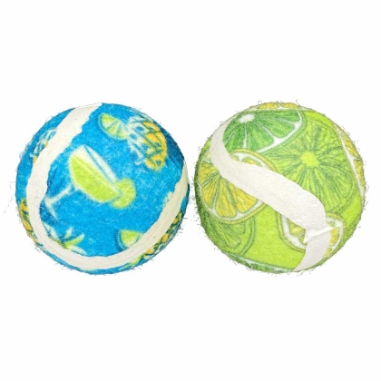Multipet Margaritaville(R) Tennis Ball Cat Toy 2\