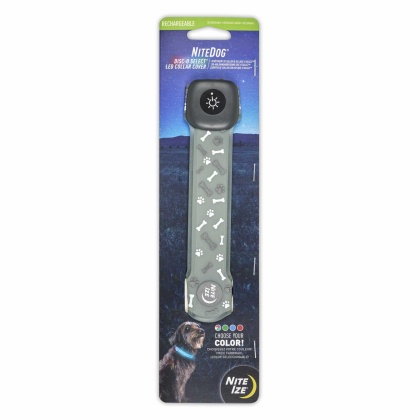 Nite Ize NiteDog(R) Rechargeable LED Collar Cover - Disc-O Select(TM)