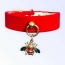 Red Velvet Bee Collar - 14