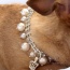 Rhinestone & Pearl Crown Necklace - 14