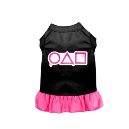 BLACK WITH PINK TRIM - Squid Game Drip - X Large
