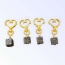The Black Volcanic Diffuser Collar Charm