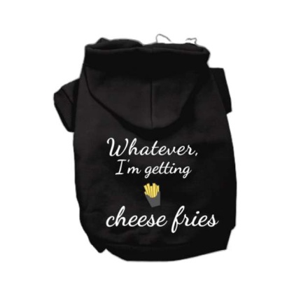 Black - Whatever, I\'m getting Cheese Fries - X Small
