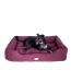 Armarkat Bolstered Dog Bed, Burgundy,In M/L/XL 3 Sizes - XL