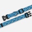 Tidal Pattern Dog Collar - Small 5/8in wide by 8