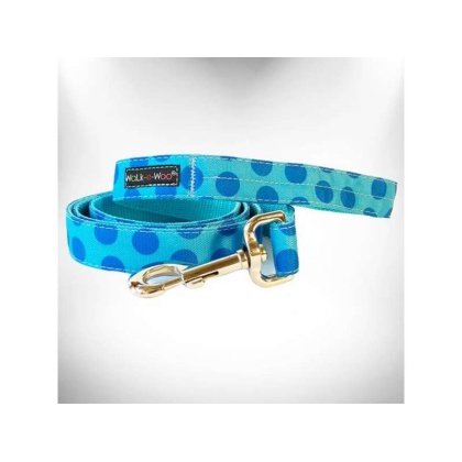 Turquoise - Polka Dot Dog - Monotone Leads  - THIN Lead 5/8\