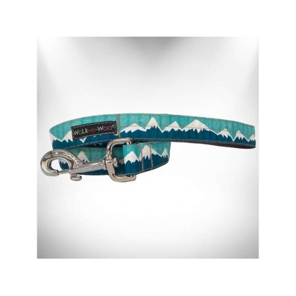 Wintergreen - Snowcap Mountain Dog Leash - THIN 5/8\