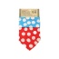 DOT Tan/Red/Turquoise - Sport Bandana  - Small