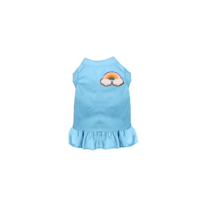 BLUE - Chenille Rainbow  - Small