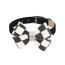 Red - Susan Lanci Designs Windsor Check Nouveau Bow Collar - Medium