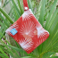 Red - Palm Yucky Puppy Dog Poop Bag Holders  - 6.75x6.25