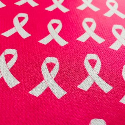 Breast Cancer Awareness Pink - Cutie Ties Tie On Dog Bandana - Large