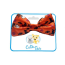 Halloween Orange - Cutie Ties Dog Bow Tie - One Size